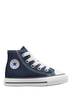 Converse Kids' Chuck Taylor All Star Lace Up Hi-Top Trainers, Navy