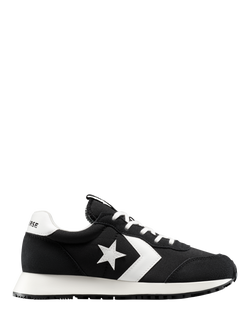 Converse Kids' Omega Star Player Suede Trainers, Black/White