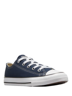 Converse Kids' Chuck Taylor All Star Lace Up Low-Top Trainers - view 2, Navy