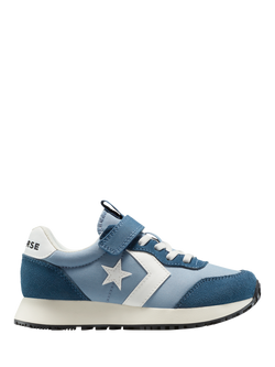 Converse Kids' Omega Star Player Suede Trainers, Yeti Breath Blue