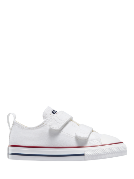Converse Kids' Chuck Taylor All Star Low-Top Trainers, White/Garnet/Navy