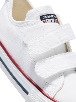 Converse Kids' Chuck Taylor All Star Low-Top Trainers - view 2, White/Garnet/Navy