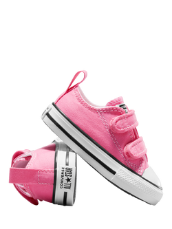 Converse Kids' Chuck Taylor All Star Low-Top Trainers - view 2, Pink