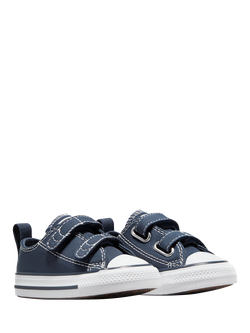 Converse Kids' Chuck Taylor All Star Low-Top Trainers - view 2, Navy/White