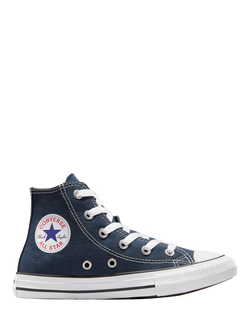 Converse Kids' Chuck Taylor All Star Lace Up Hi-Top Trainers, Navy