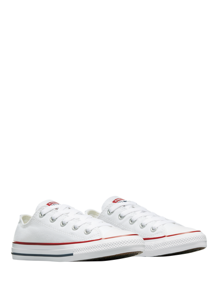 Converse Kids' Chuck Taylor All Star Lace Up Low-Top Trainers - view 2, Optical White