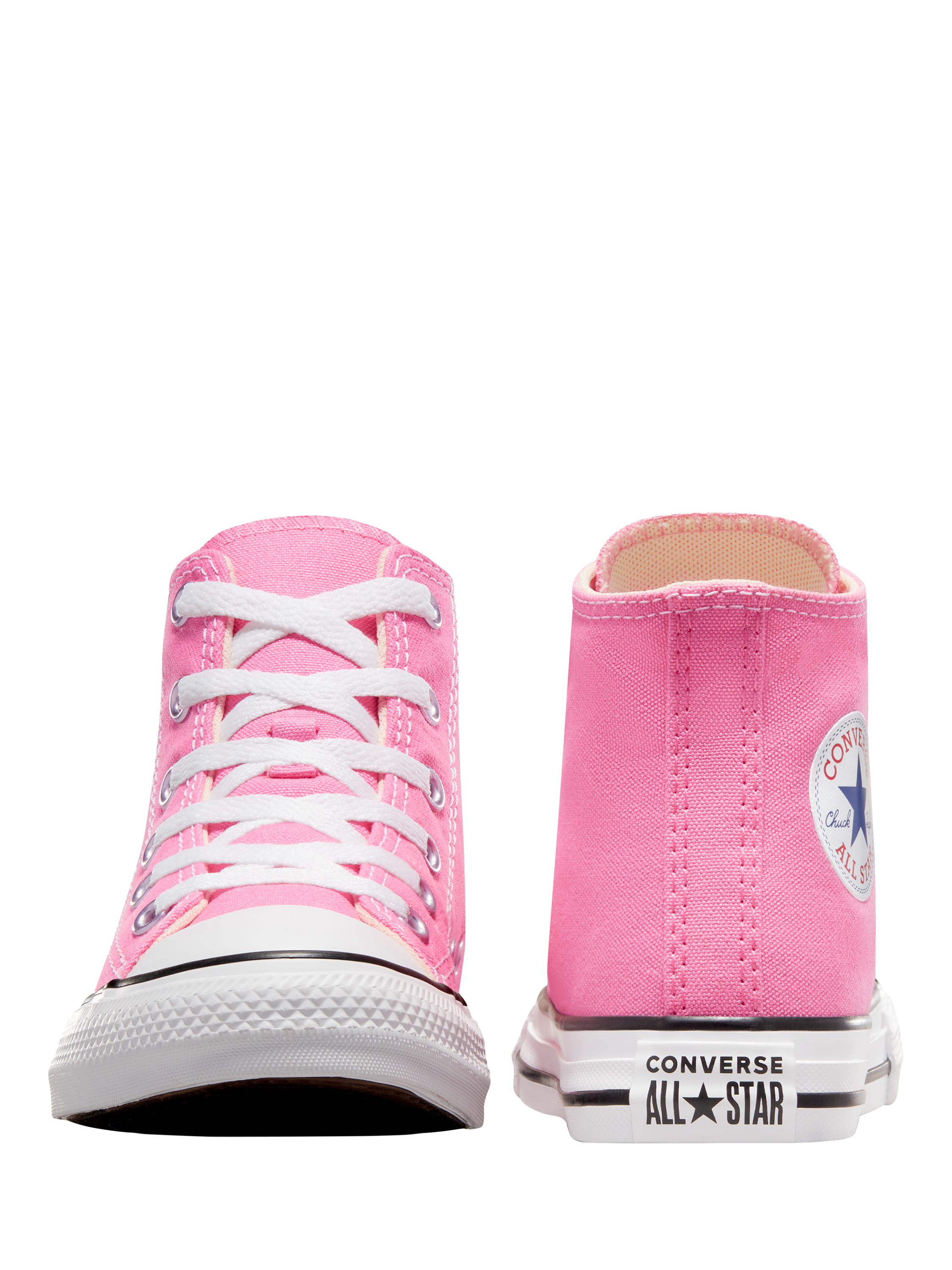 Converse Kids' Chuck Taylor All Star Lace Up Hi-Top Trainers, Pink