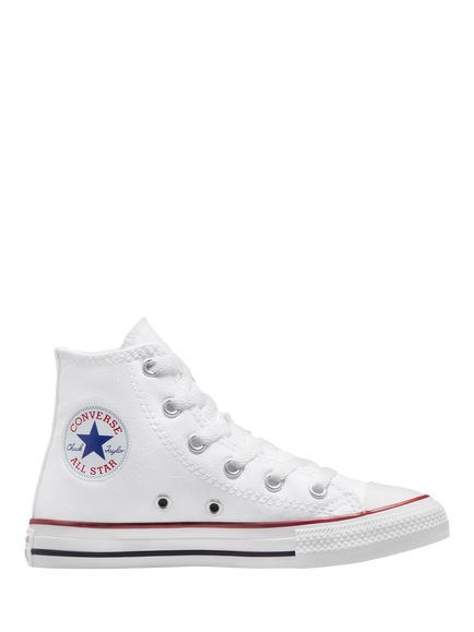 Converse Kids' Chuck Taylor All Star Lace Up Hi-Top Trainers, Optical White