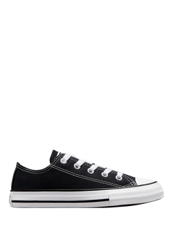 Converse Kids' Chuck Taylor All Star Lace Up Low-Top Trainers, Black