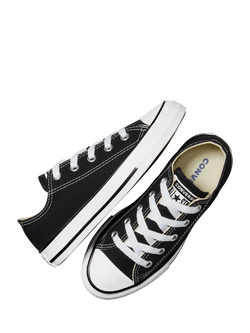Converse Kids' Chuck Taylor All Star Lace Up Low-Top Trainers - view 2, Black