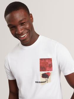Ted Baker Floraen Graphic T-Shirt - view 2, White
