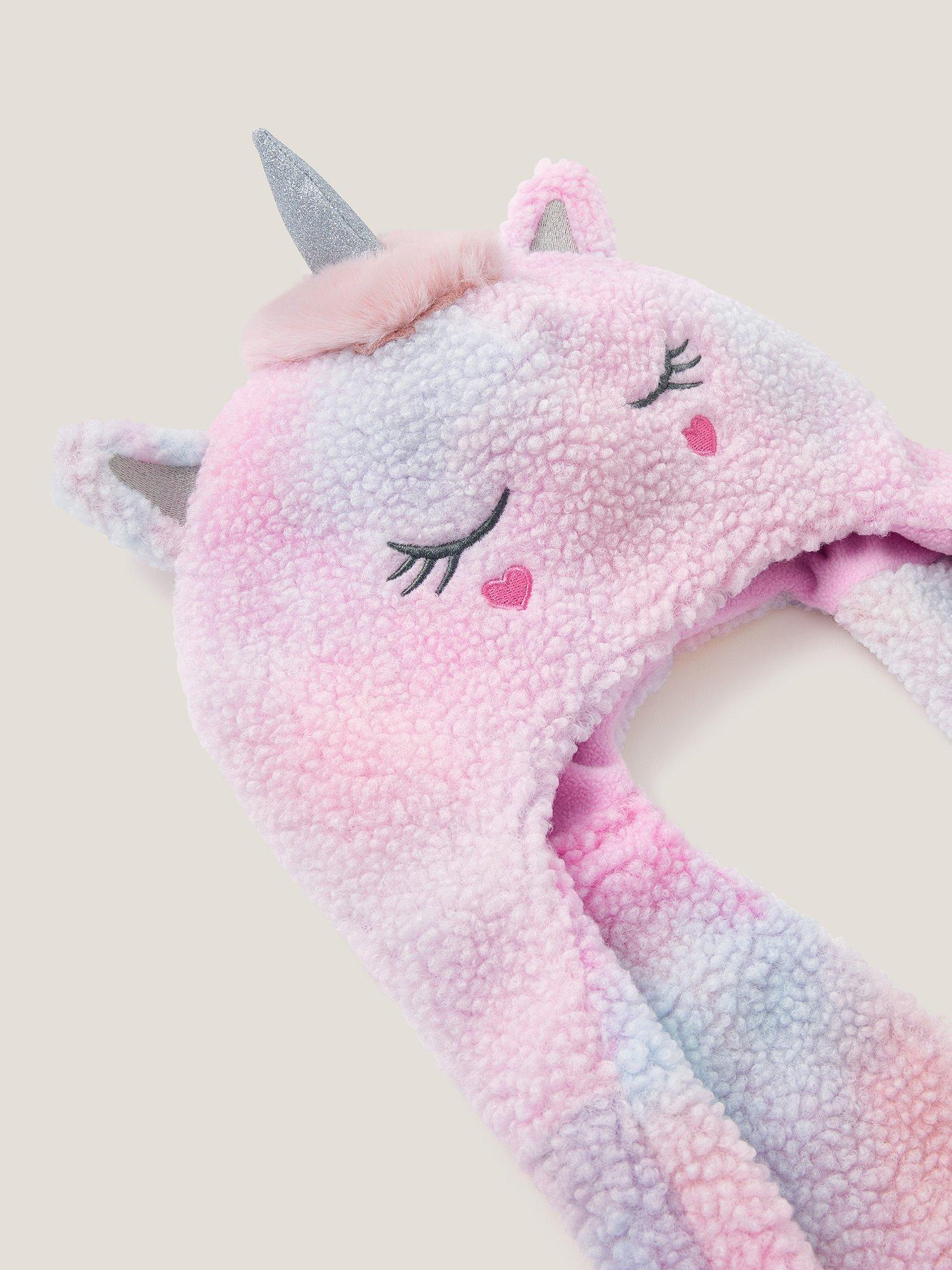 Product image 2 of 2, which shows Monsoon Kids' Borg 3-in-1 Unicorn Hat, Multi, 3-6 years