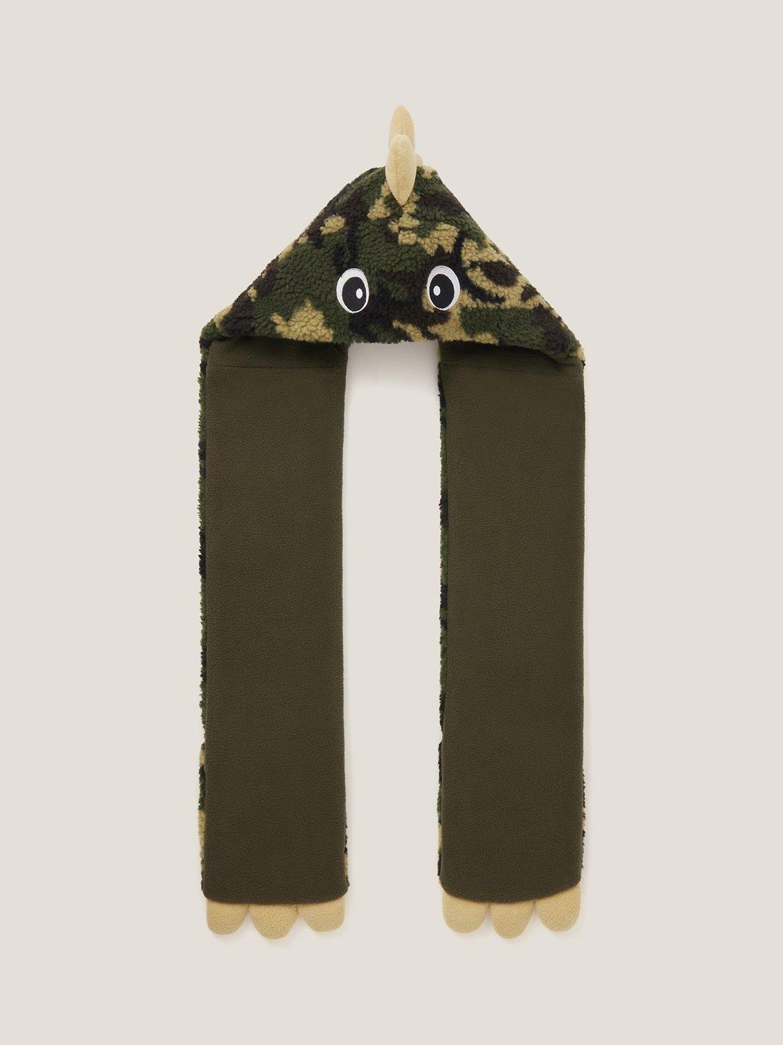 Product image 1 of 2, which shows Monsoon Kids' Camo 3-In-1 Hat Set, Multi, 3-6 years