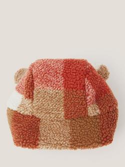 Monsoon Kids' Checked Borg Hat, Multi - view 2, Multi