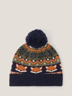 Monsoon Kids' Fox Knit Beanie Hat, Multi, Multi