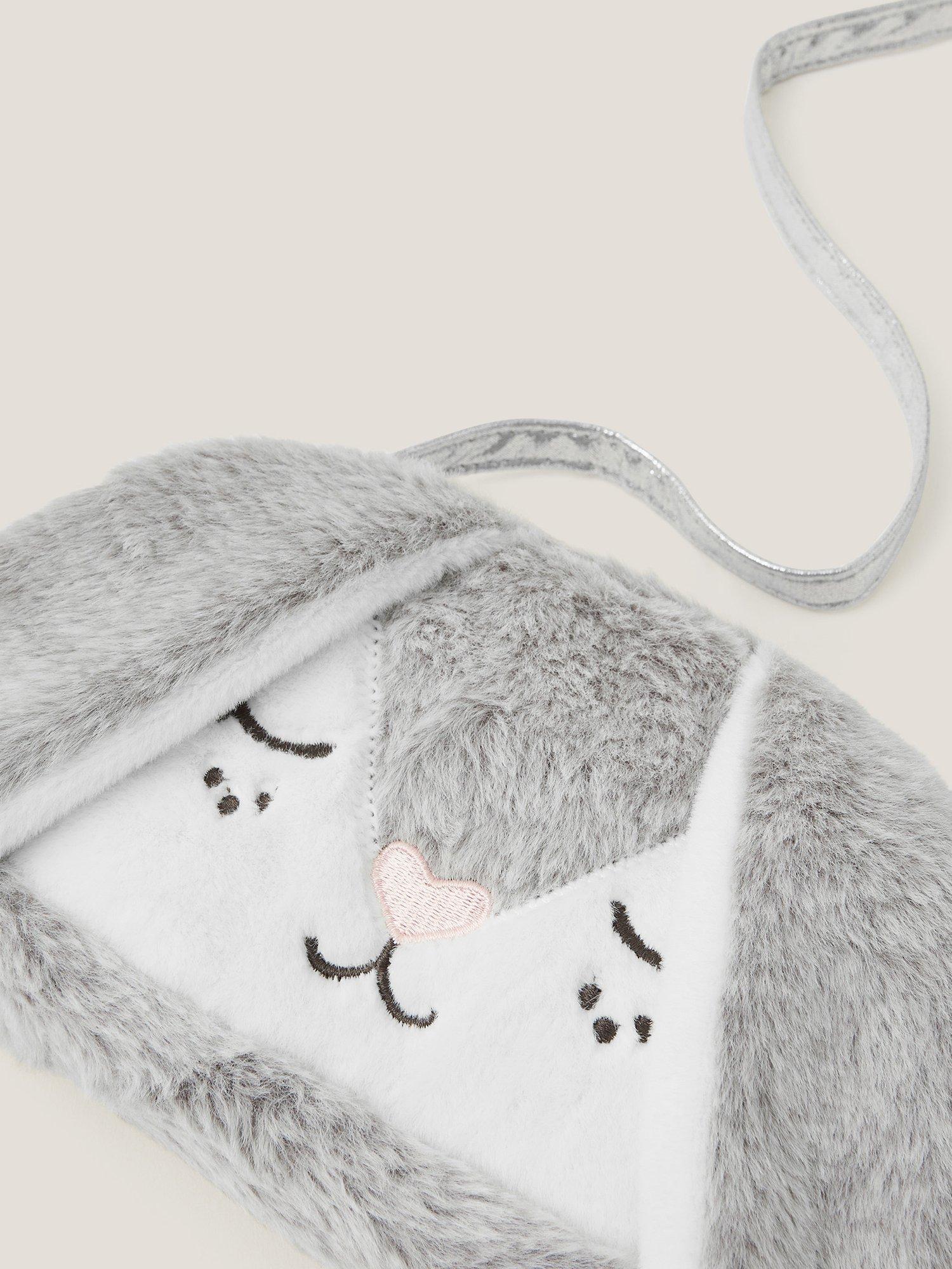 Product image 3 of 4, which shows Monsoon Kids' Flopsy Bunny Bag, Grey