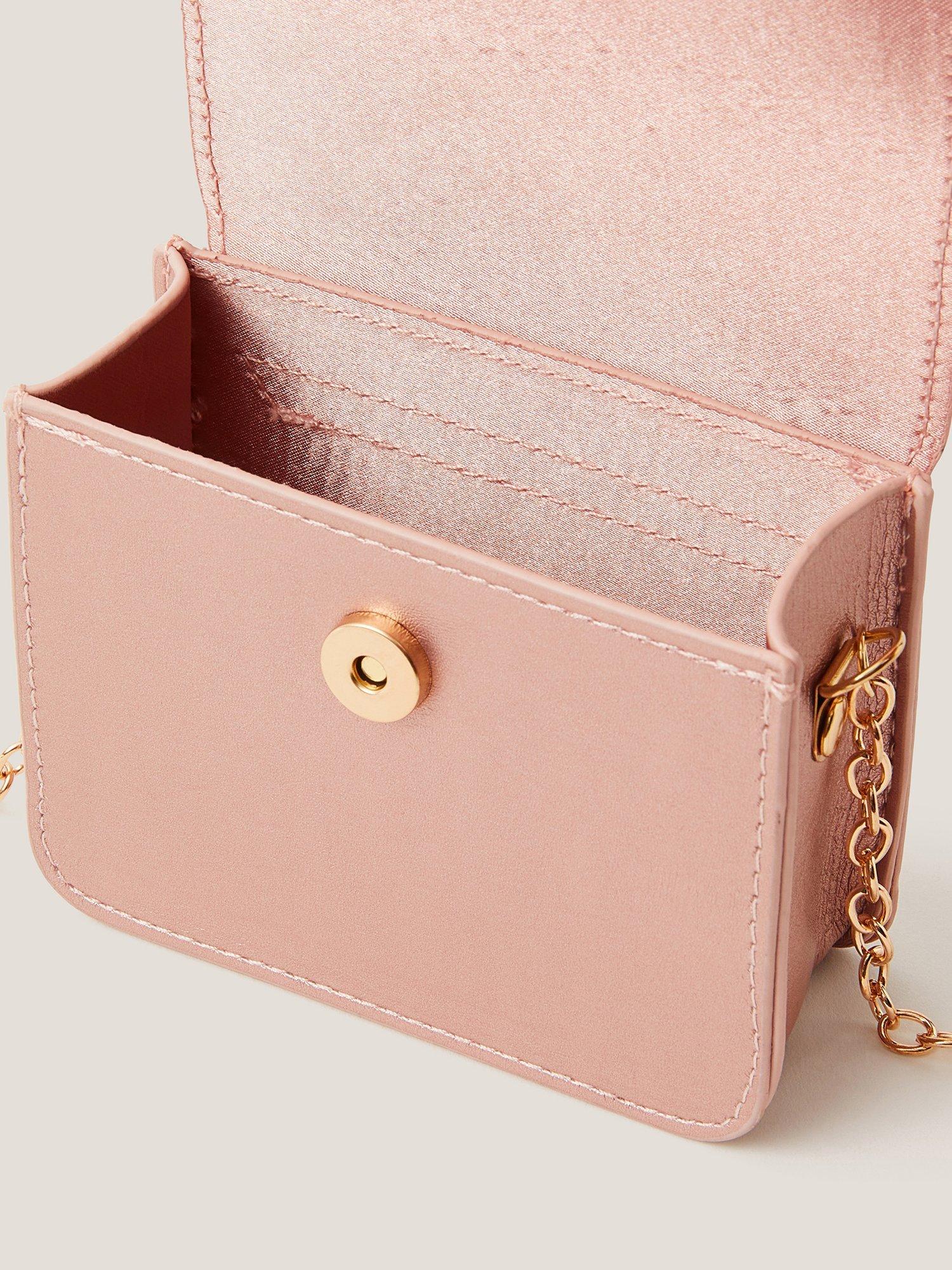 Product image 4 of 11, which shows Monsoon Kids' Mini Glitter Bag, Pink