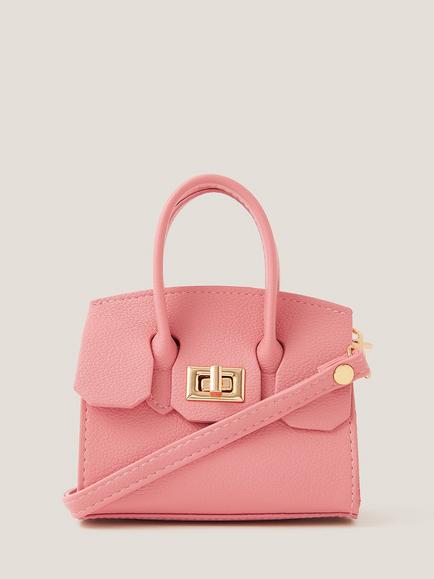 Monsoon Kids' Mini Portobello Bag, Pink, Pink