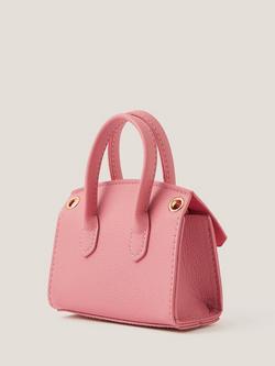 Monsoon Kids' Mini Portobello Bag, Pink - view 2, Pink
