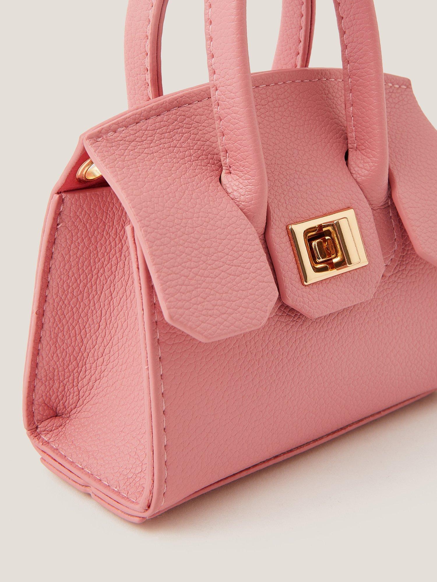 Product image 3 of 4, which shows Monsoon Kids' Mini Portobello Bag, Pink