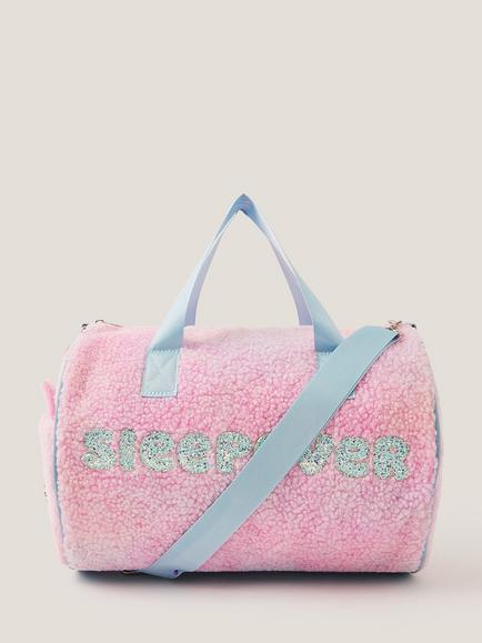 Monsoon Kids' Faux Fur Unicorn Sleepover Duffle Bag, Multi, Multi