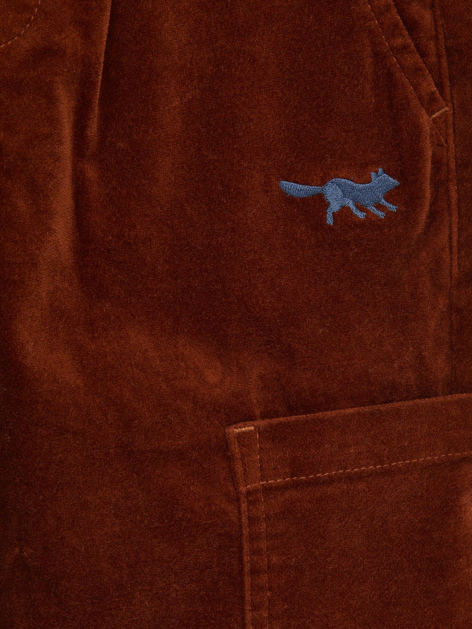 Product image 3 of 3, which shows Monsoon Kids' Uncut Cargo Trousers, Brown, 2-3 years