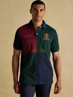 Joules Cotton Regular Fit Short Sleeve Polo Shirt, Multi, Multi