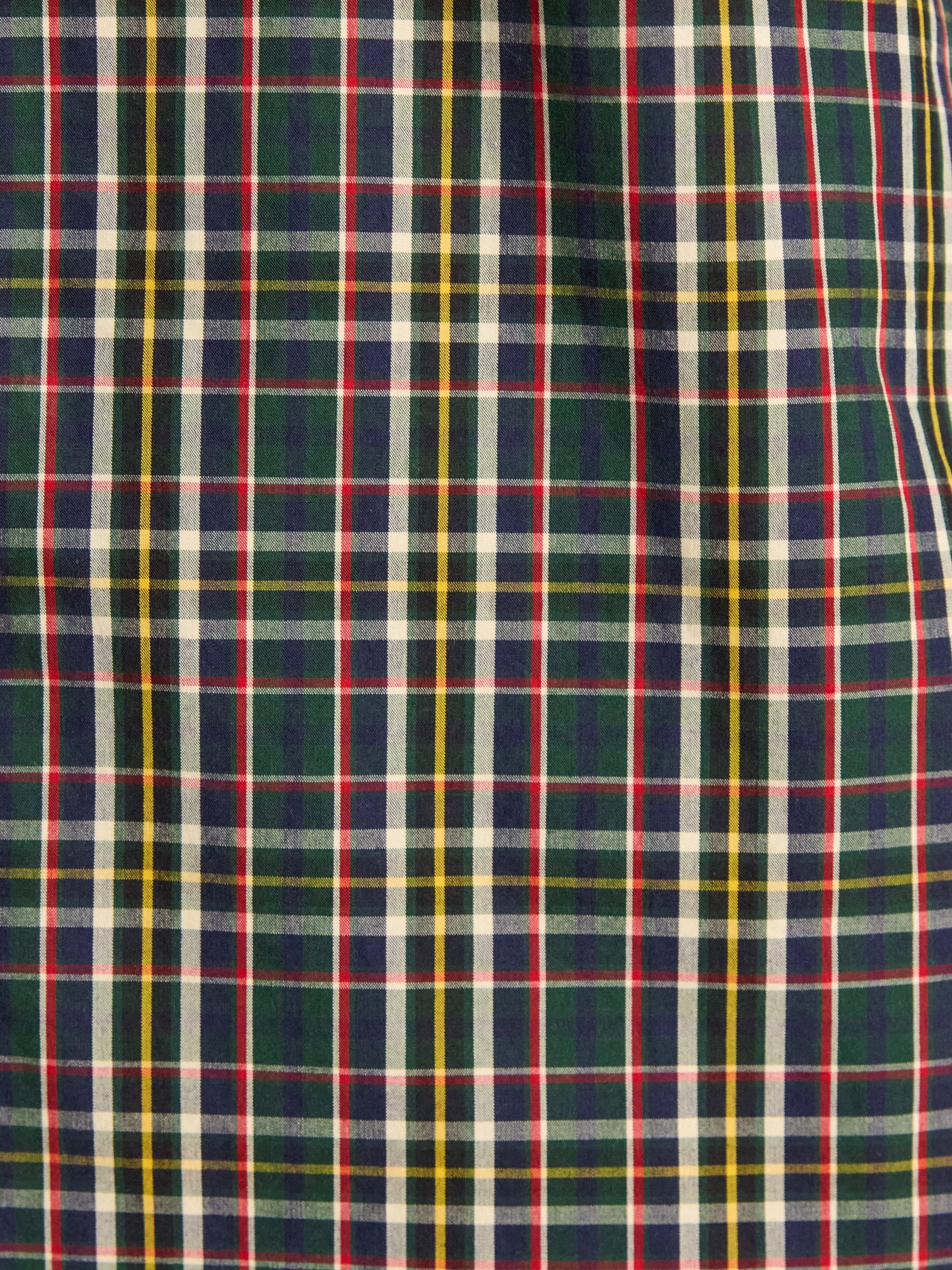 Product image 8 of 10, which shows Joules Check Poplin Shirt, Green, S