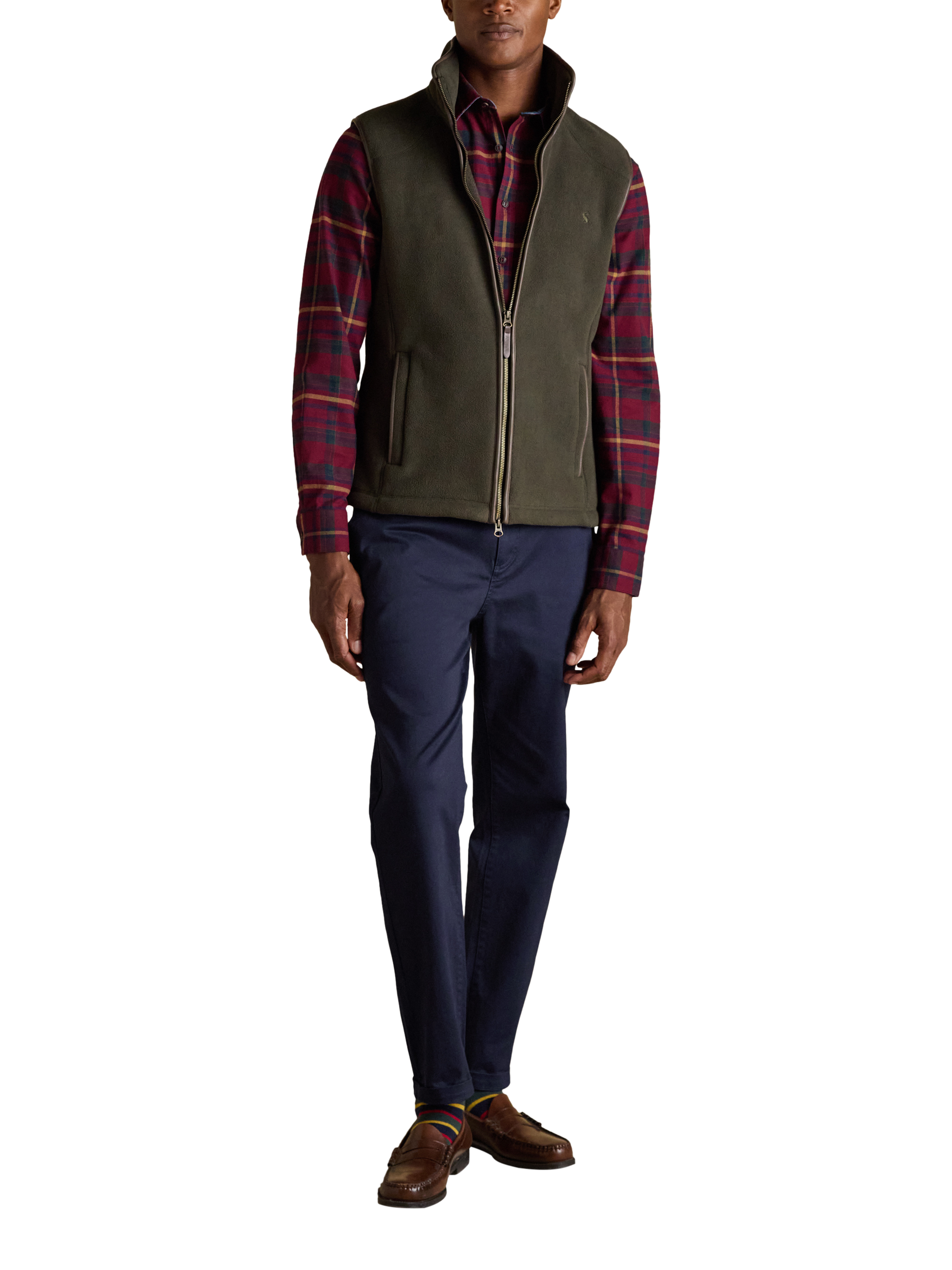 Product image 6 of 10, which shows Joules Flannel Shirt, Burgandy, S