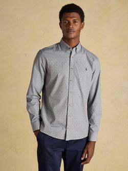 Joules Textured Dobby Shirt, Blue, Blue