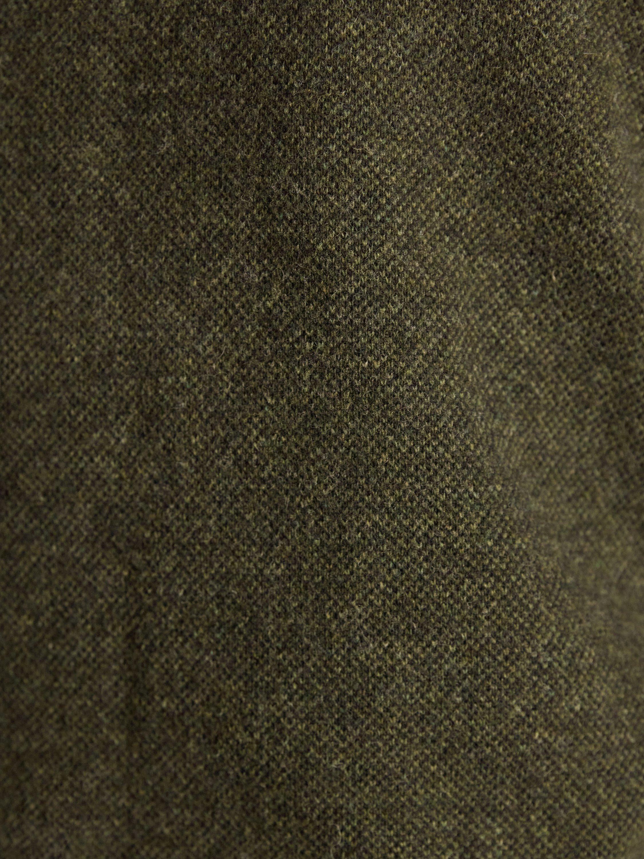Product image 4 of 4, which shows Joules Wool Blend Quarter-Zip Jumper, Dark Green, S Reg