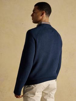 Joules Crew Neck Jumper, Blue - view 2, Blue