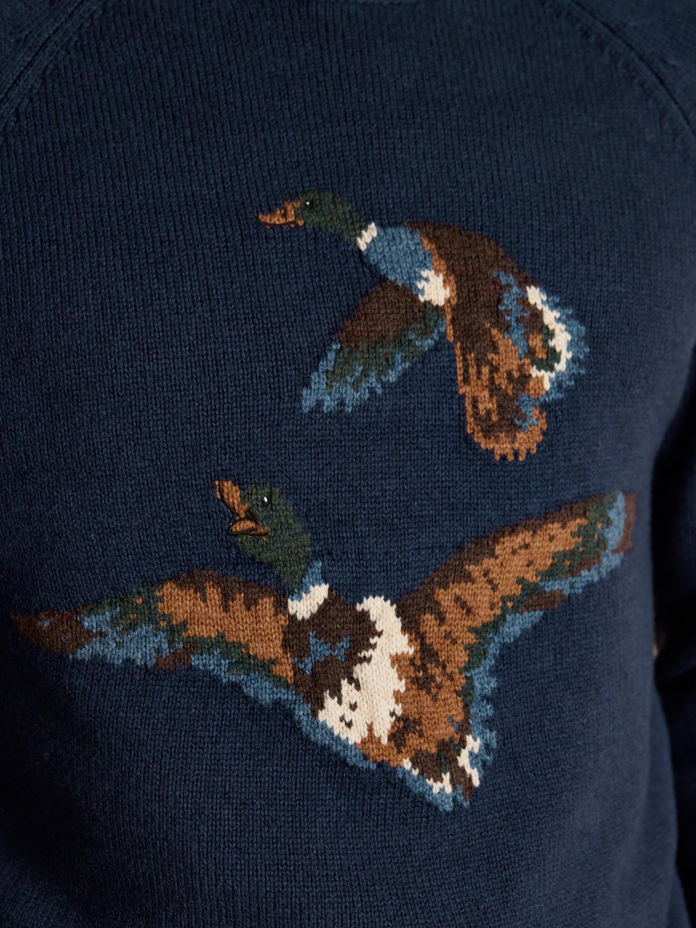 Product image 5 of 7, which shows Joules Crew Neck Jumper, Blue, S Reg