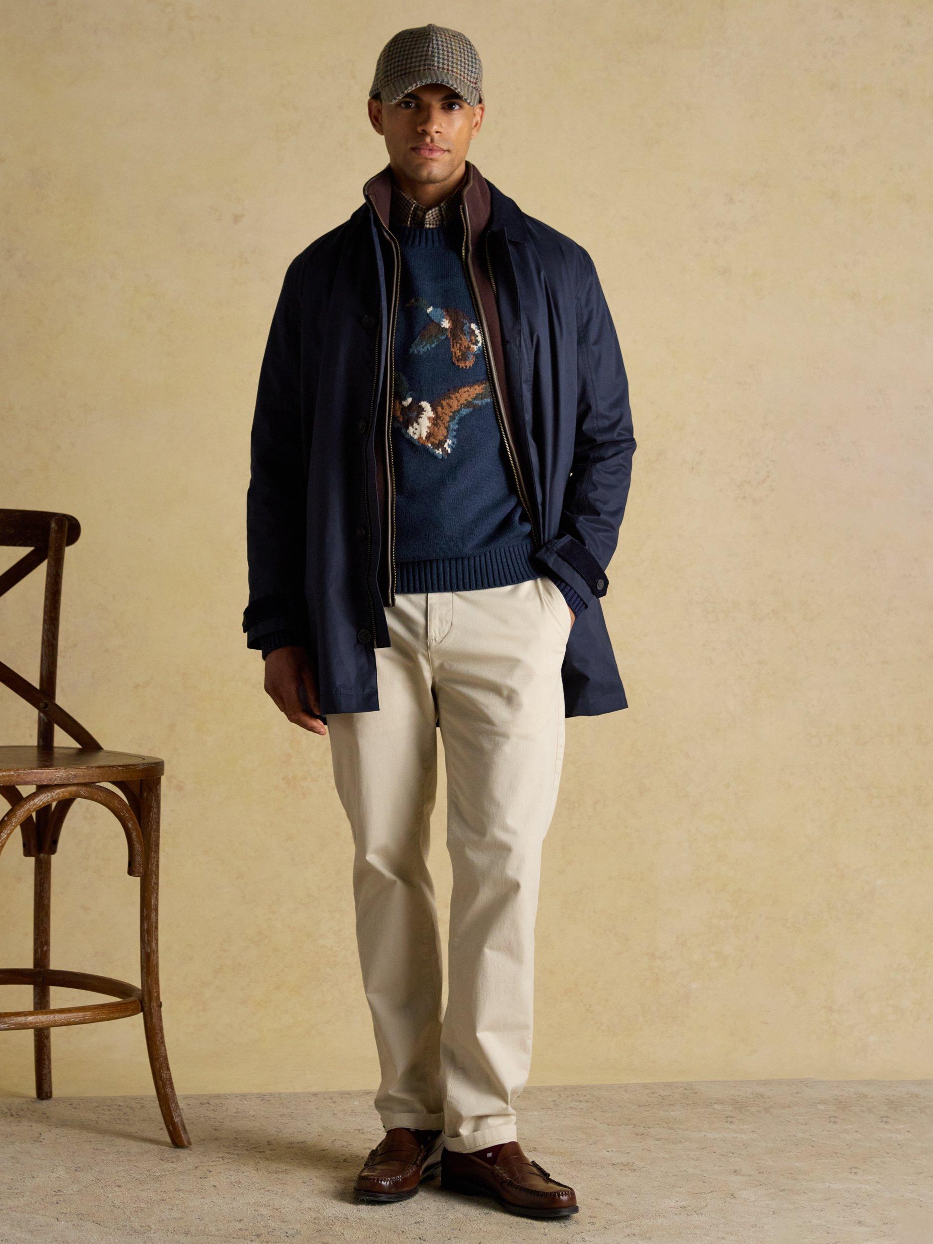 Product image 6 of 7, which shows Joules Crew Neck Jumper, Blue, S Reg