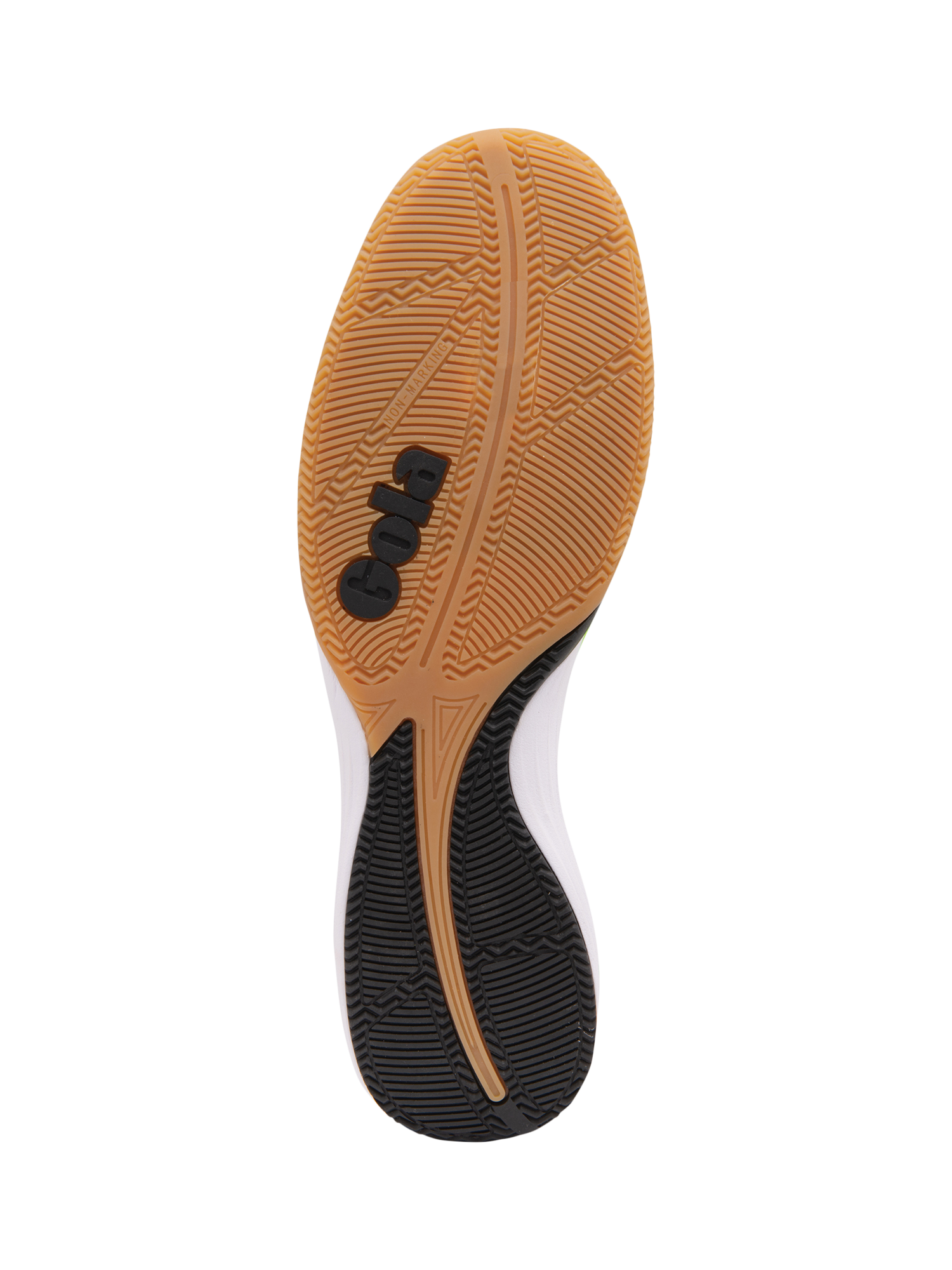 Product image 6 of 6, which shows Gola Performance Ceptor TX Football Trainers, Black/White, 6