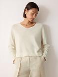 Jigsaw Twist Hem Linen Rich Jumper