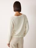 Jigsaw Twist Hem Linen Rich Jumper