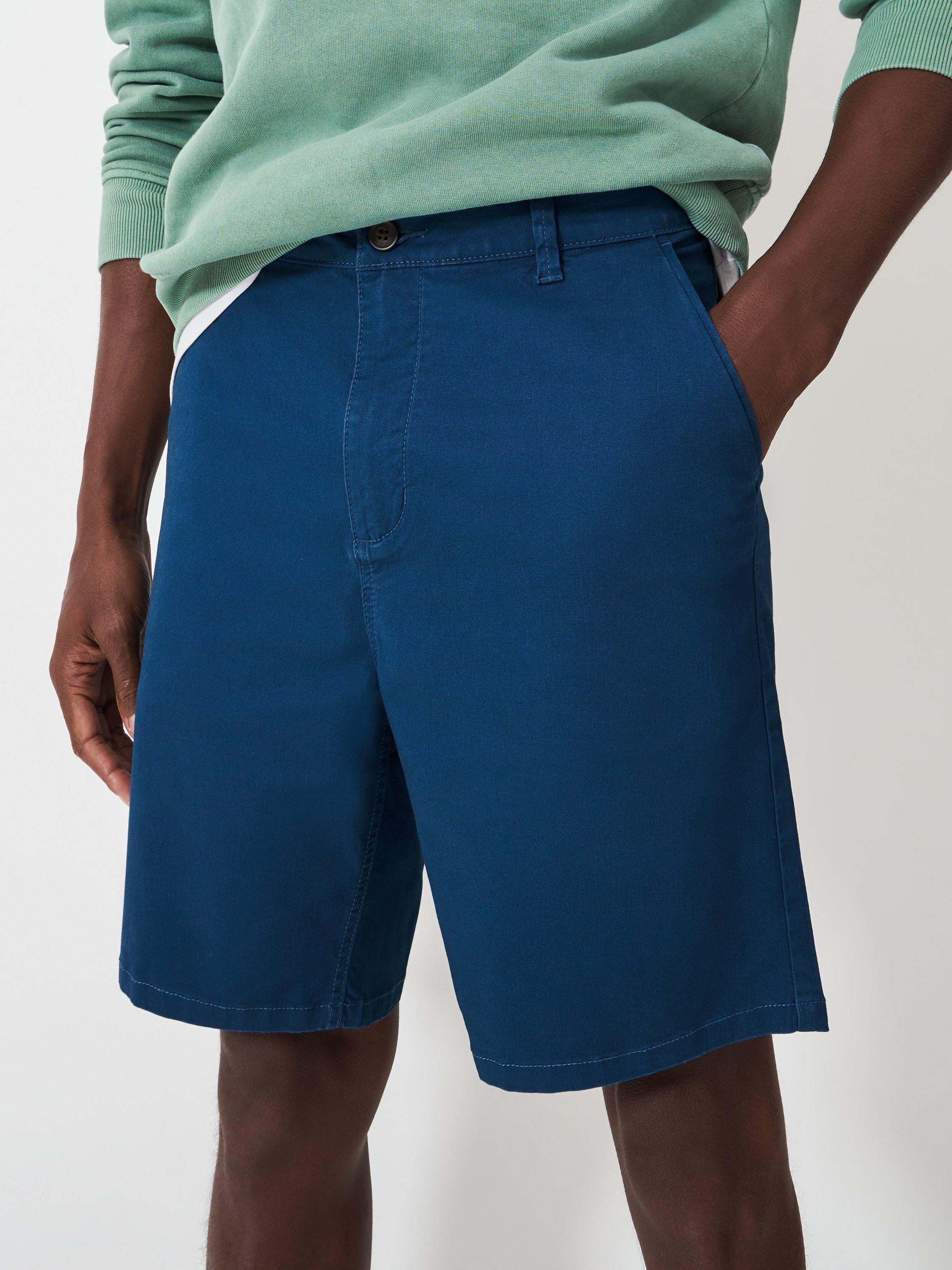 Product image 3 of 5, which shows Crew Clothing Bermuda Chino Shorts, Teal Blue, 38