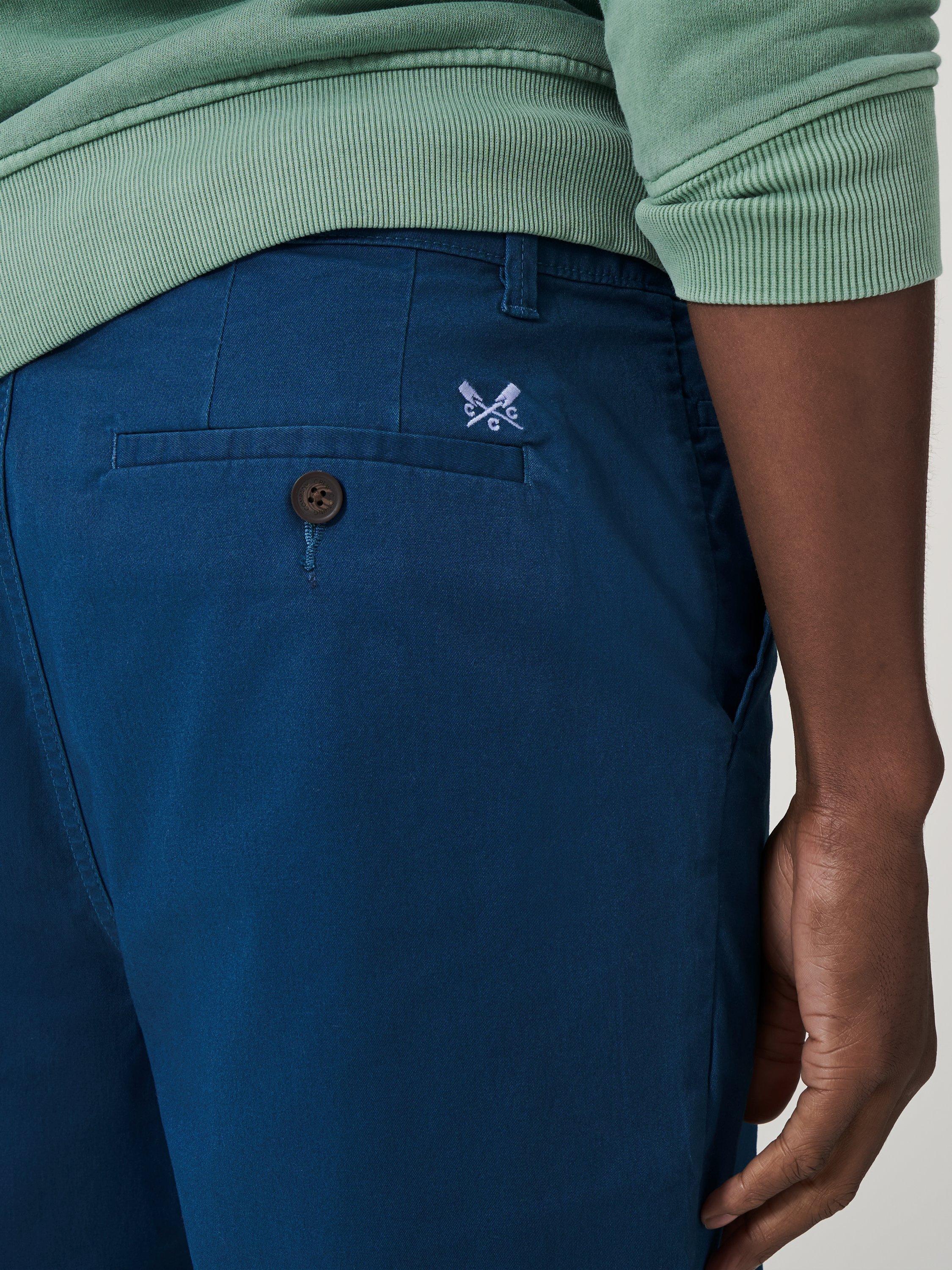 Product image 4 of 5, which shows Crew Clothing Bermuda Chino Shorts, Teal Blue, 38