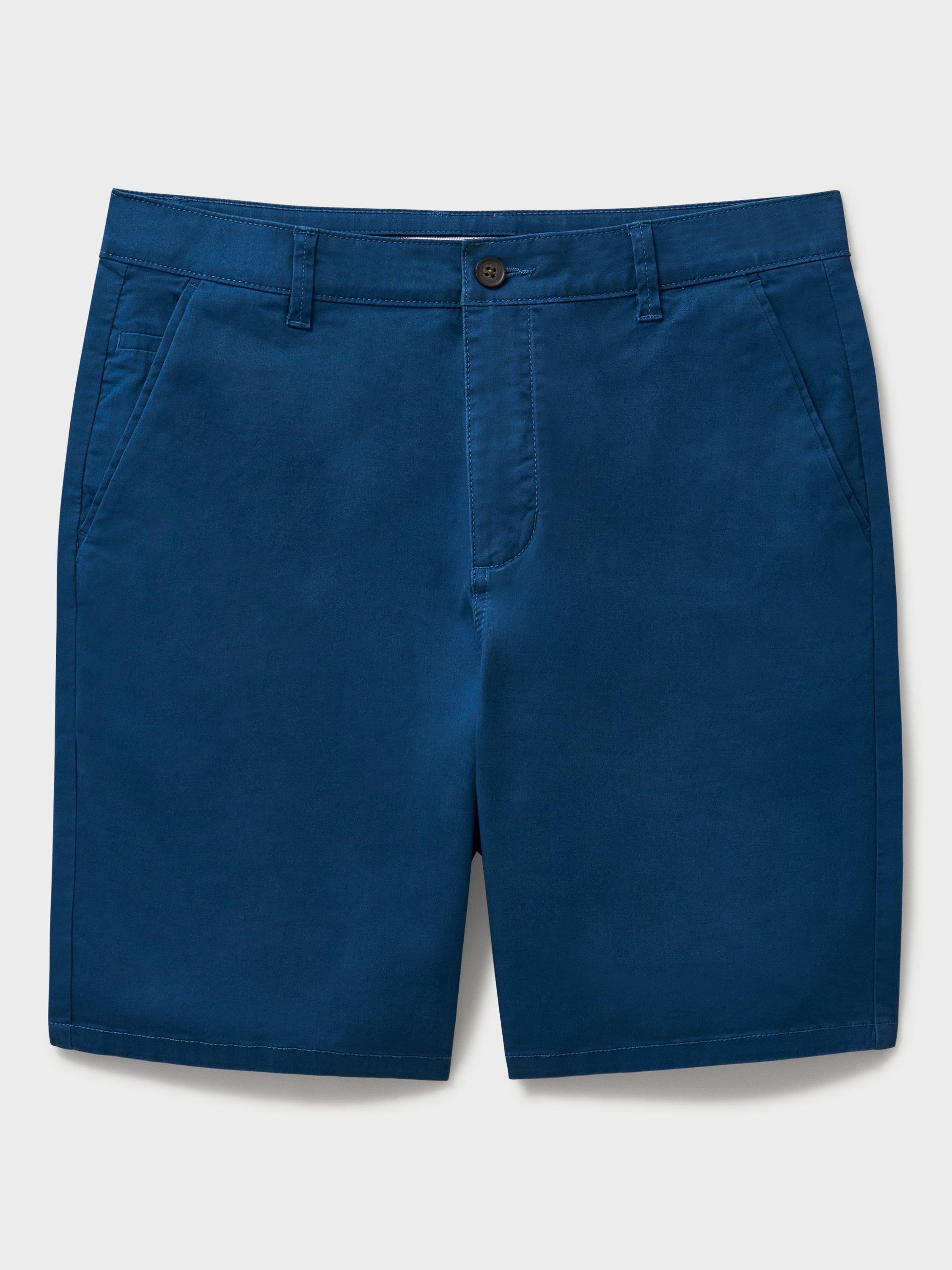 Product image 5 of 5, which shows Crew Clothing Bermuda Chino Shorts, Teal Blue, 38