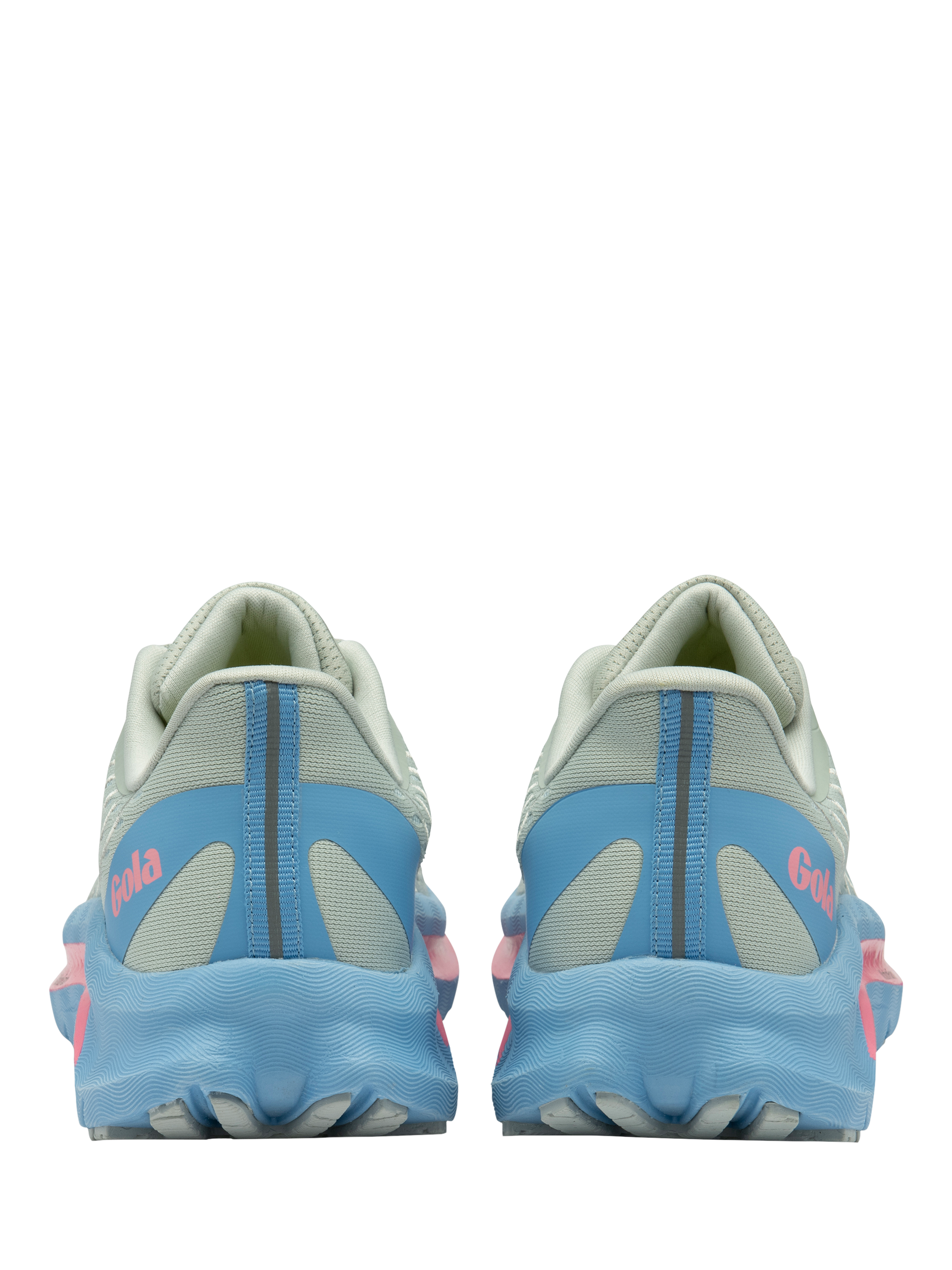 Product image 4 of 5, which shows Gola Performance Alzir Speed Running Trainers, Light Grey/Vista Blue, 3