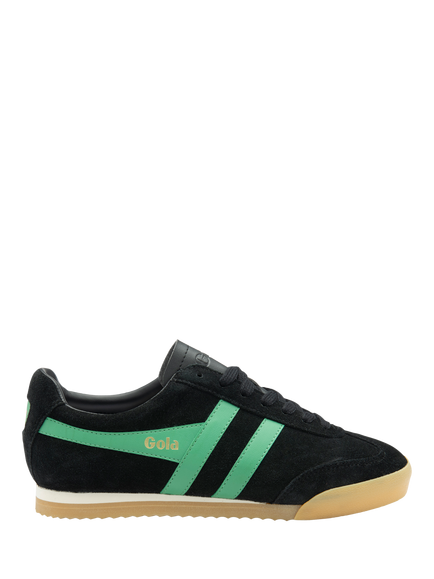 Gola Classics Apollo Suede Trainers, Black/Jade/Gum, Black/Jade/Gum