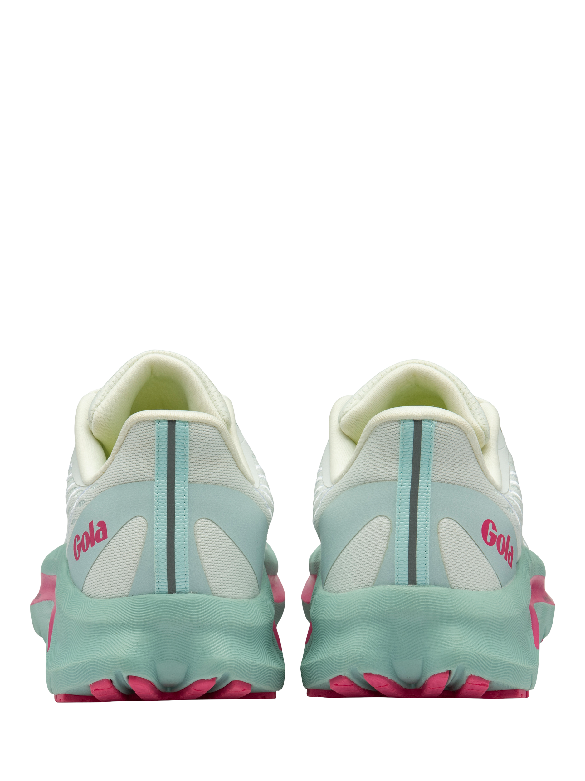 Product image 4 of 5, which shows Gola Performance Alzir Speed Running Trainers, White/Plein Air, 3