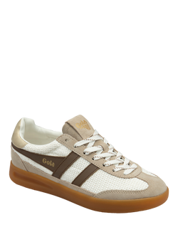 Gola Classics Cyclone Zephyr Trainers, Off White/Bone/Otter - view 2, Off White/Bone/Otter
