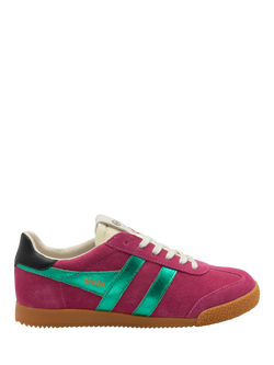 Gola Classics Elan Glitz Trainers, Fuchsia/Emerald/Black, Fuchsia/Emerald/Black