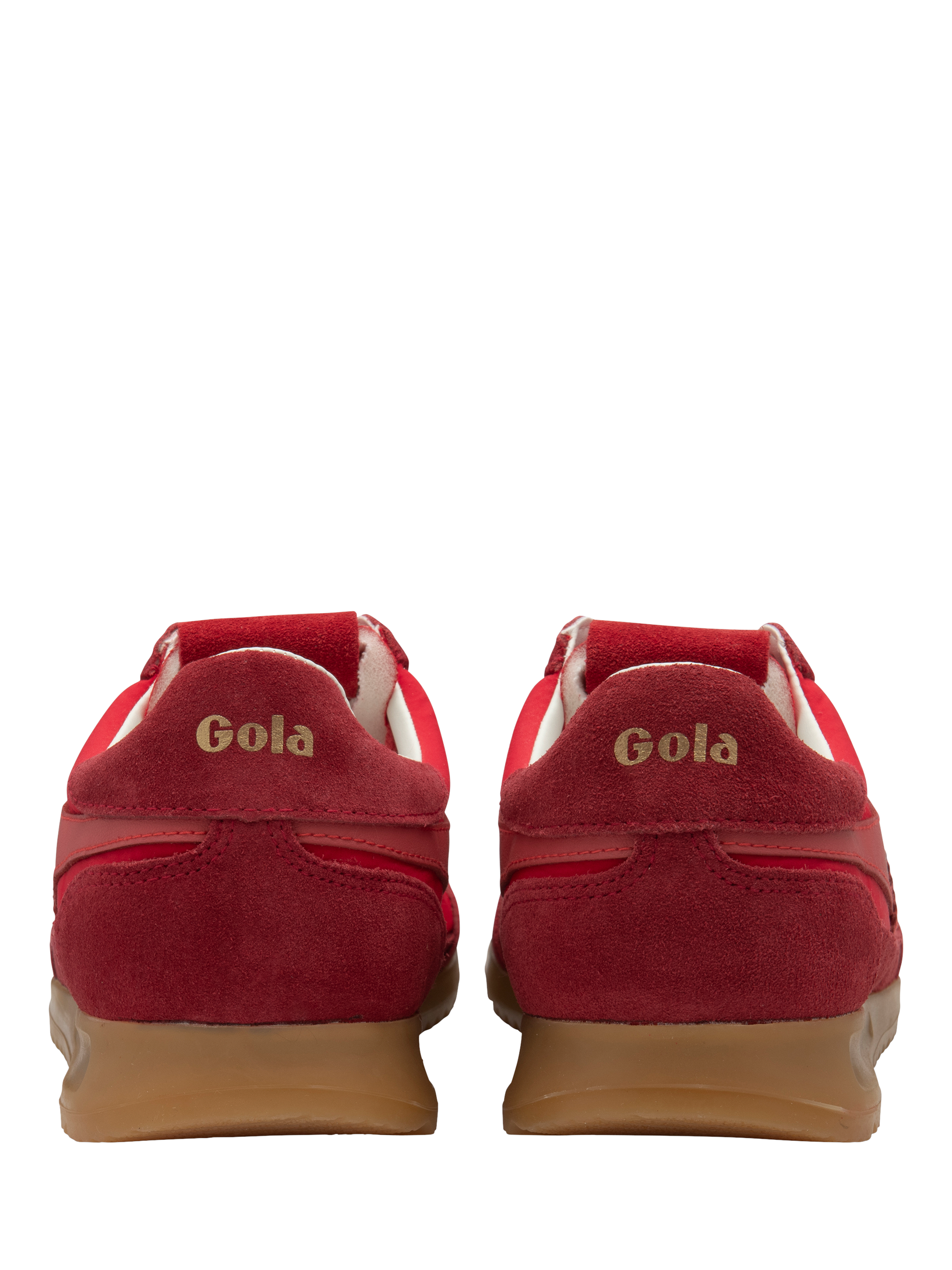 Product image 4 of 5, which shows Gola Classics Firefly Trainers , Red/Deep Red/Coral, 3