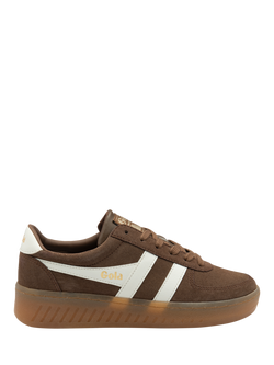 Gola Classics Grandslam Suede Trainers, Blue/White, Otter/Off White