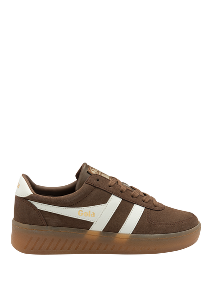 Gola Classics Grandslam Suede Trainers, Otter/Off White