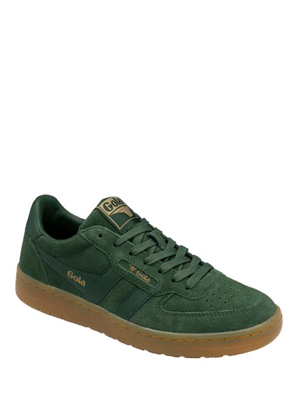 Gola Classics Hawk Suede '86 Trainers - view 2, Evergreen/Gum