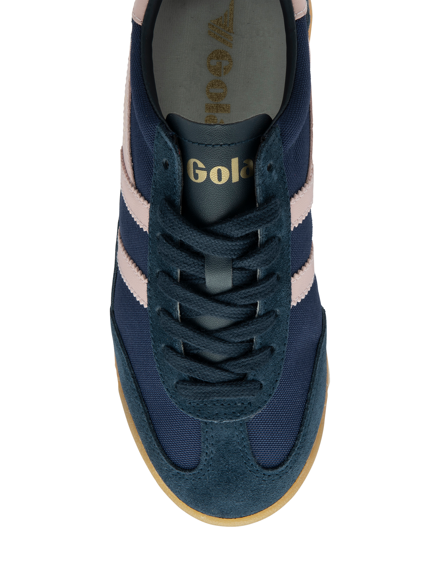 Product image 5 of 5, which shows Gola Classics Women's Tornado Trainers, Navy/Chalk Pink, 3